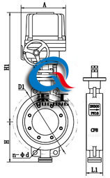 防爆型電動(dòng)調(diào)節(jié)蝶閥 (硬密封)