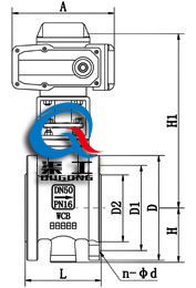 電動V型調(diào)節(jié)球閥 (法蘭式)