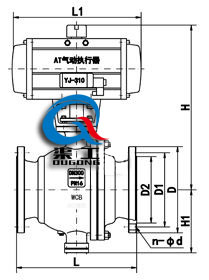 氣動(dòng)固定式球閥 (配AT執(zhí)行器)